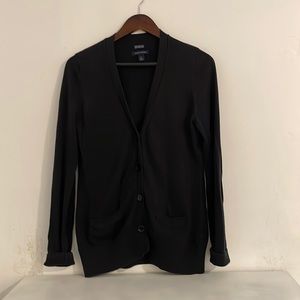 Tommy Hilfiger Cotton Button Up Cardigan Black Medium